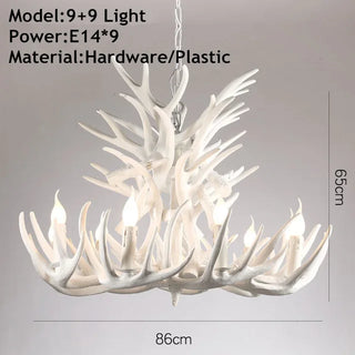Skye Ridge - Vintage Style Antler Pendant Light – Ideal for Farmhouse or Country Homes