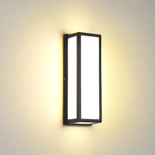 Adeon - LED Outdoor Rectangle Wall Motion Sensor Lamp