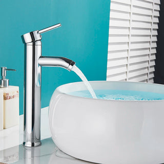 Cassondra - Modern Straight Hot/Cold Mixer Basin Tap