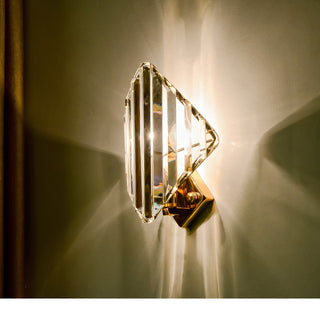 Eren - Luxury Crystal Striped Gold Wall Light