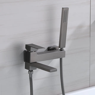 Pamila - Modern Single Handle Bathtub Tap Set with Handheld Shower