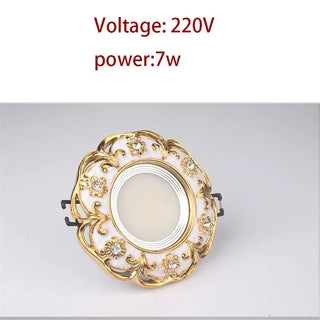 Balestier - Gold Garland White LED Recessed Downlight Ceiling Light