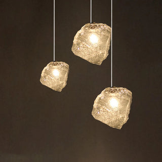 Trosa - Modern Ice Cube Glass Pendant Ceiling Light
