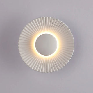Waylon - Modern Circular Patterned Glass LED Wall Light