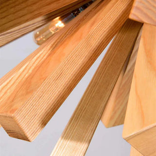 Beck - Wooden Creative Sputnik Lamp Farmhouse Pendant Light