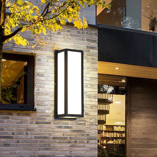 Adeon - LED Outdoor Rectangle Wall Motion Sensor Lamp