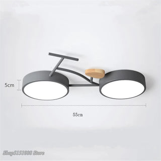 Pelagia - Modern LED Bike Flush Mount Ceiling Light