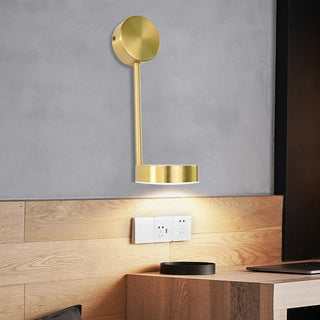 Katheryn - Gold Round Adjustable Wall Light