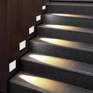 Marc - Narrow Beam Night Light Flush Mounted 3W LED Step Wall Lamp Fixture