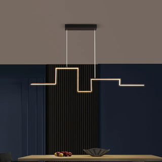 Genom - Long Thin Modern Hanging LED Chandelier