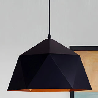 Ivy - Hanging Geodesic Dome Multi Edge Pendant Ceiling Light
