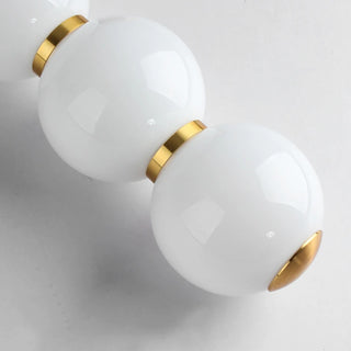 Cardona - String Glass Multi Milk Ball Ceiling Light