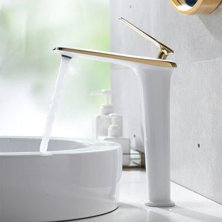 Demyan - Modern Single Hole Single Handle Brass Vessel Bathroom Sink Faucet