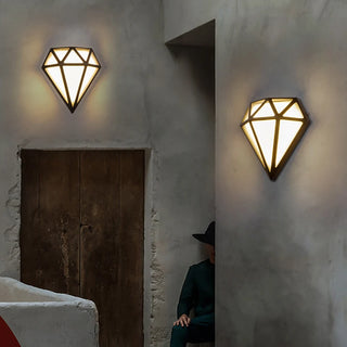 Wallach - Diamond Outdoor Waterproof Wall Light