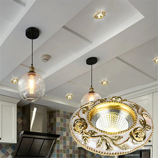 Malcolm - Vintage American Style Octagon Recessed Ceiling Down light