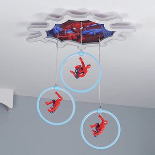 Milani - Spider Man LED Cob-Web Children's Ceiling Light