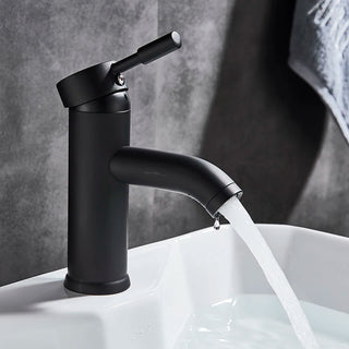 Cassondra - Modern Straight Hot/Cold Mixer Basin Tap