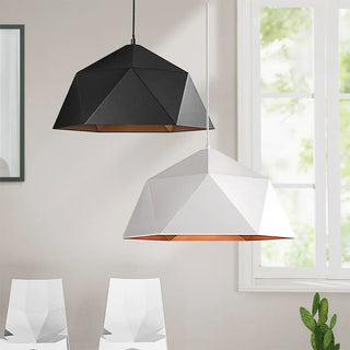 Ivy - Hanging Geodesic Dome Multi Edge Pendant Ceiling Light