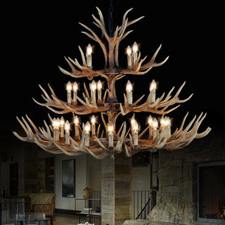 Skye Ridge - Vintage Style Antler Pendant Light – Ideal for Farmhouse or Country Homes