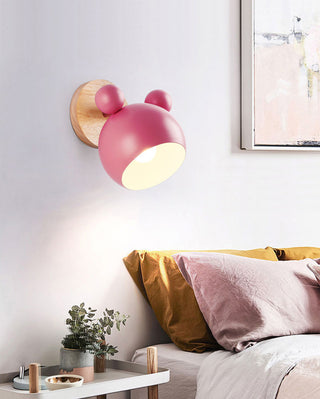 Panya - Wooden Modern Nordic Round Wall Light