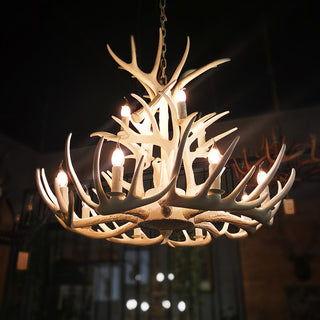 Skye Ridge - Vintage Style Antler Pendant Light – Ideal for Farmhouse or Country Homes