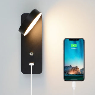 Dorie - LED Wall Reading Light With USB Charger