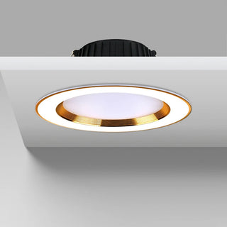 Dover - Modern Round White/Gold Ceiling Spotlight Downlight