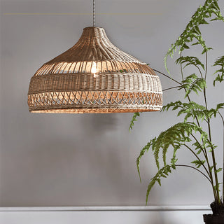 Faye - Handmade Wicker Rattan Pendant Ceiling Light