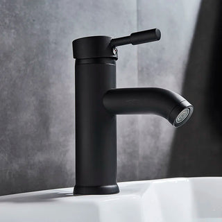 Cassondra - Modern Straight Hot/Cold Mixer Basin Tap