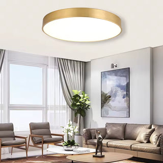 Sentosa - Thin LED Round Flush Mount Remote Ceiling Light