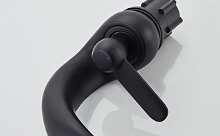 Lex - Curved Bathroom Single Lever Modern Mixer Basin Tap