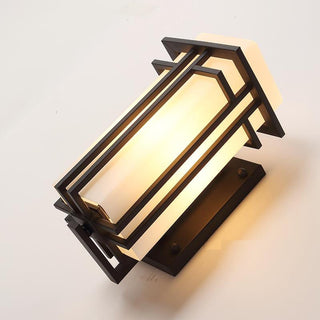 Fransis - Simple Modern Outdoor  Waterproof Glass Wall Lamp