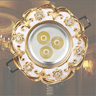 Balestier - Gold Garland White LED Recessed Downlight Ceiling Light