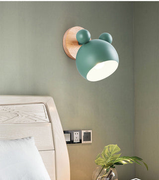 Panya - Wooden Modern Nordic Round Wall Light