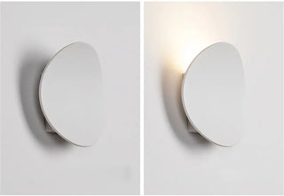 Corina - Modern Aluminum White And Black Brushed Gold Interior Wall Lights