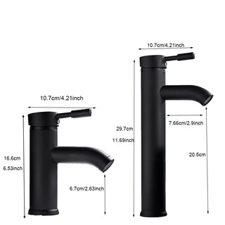 Cassondra - Modern Straight Hot/Cold Mixer Basin Tap