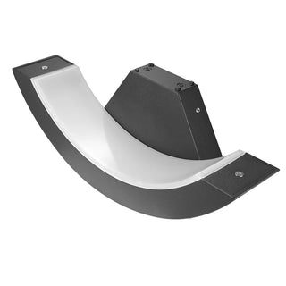 Merrion - Curved Pan Outdoor Wall Light Bar