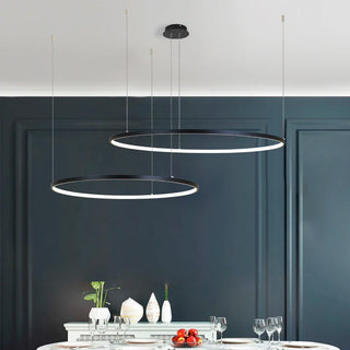 Helena - Modern Circle Multi Ring LED Chandelier Ceiling Light