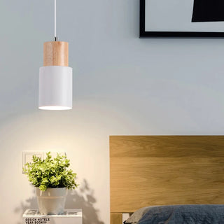 Viborg - Round Wood Nordic Hanging Pendant Ceiling Light