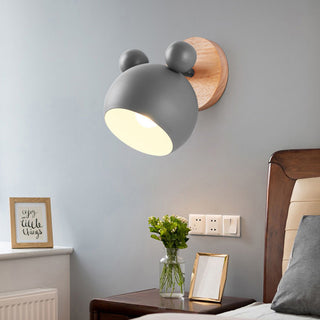 Panya - Wooden Modern Nordic Round Wall Light