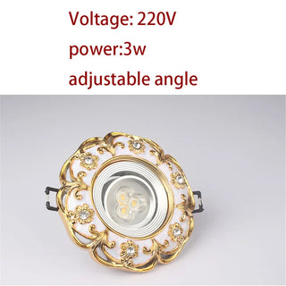 Balestier - Gold Garland White LED Recessed Downlight Ceiling Light