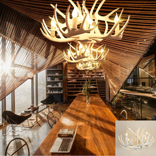 Skye Ridge - Vintage Style Antler Pendant Light – Ideal for Farmhouse or Country Homes