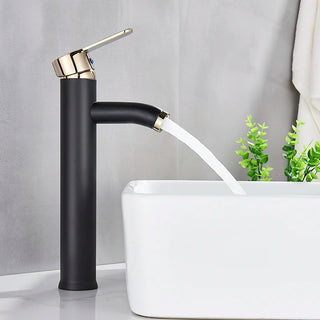 Cassondra - Modern Straight Hot/Cold Mixer Basin Tap