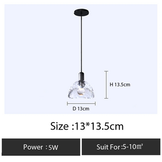 Knight - Modern K9 Crystal  Irregular Crystal LED Pendant Lighting