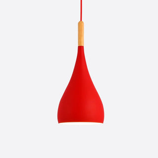 Simon - Modern Teardrop Wood Hanging Nordic Ceiling Pendant Light