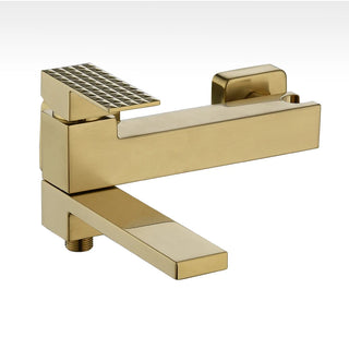 Pamila - Modern Single Handle Bathtub Tap Set with Handheld Shower