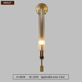 Colette - Modern Gold Glass Wall Light