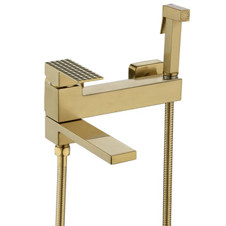 Pamila - Modern Single Handle Bathtub Tap Set with Handheld Shower