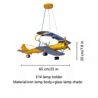 Avra - LED Aeroplane Hanging Children's Ceiling Light