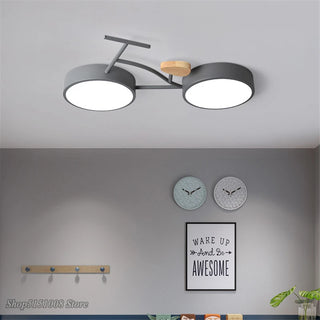 Pelagia - Modern LED Bike Flush Mount Ceiling Light